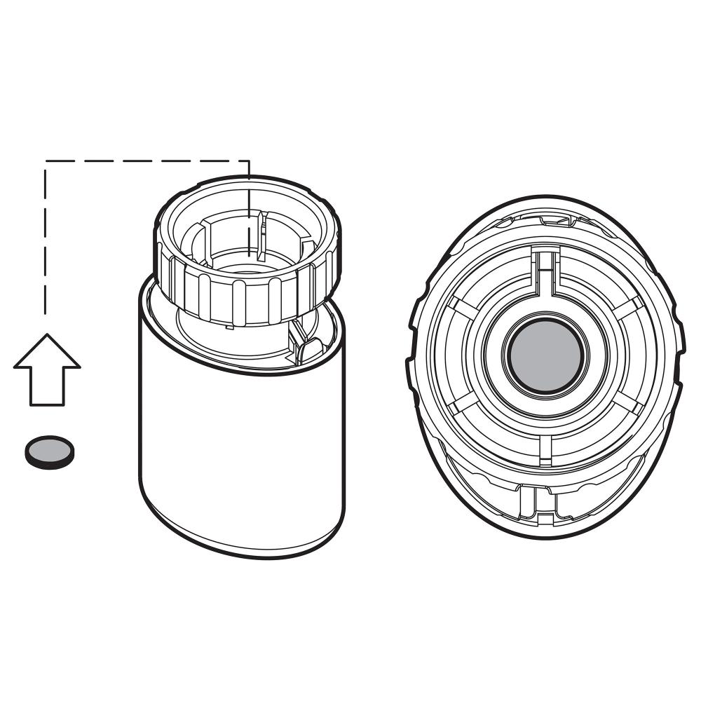 ADAPTOR DISC FOR NON-EMMETI ACTUATORS